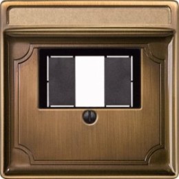 MTN297843 Накладка ТАЕ х 1, античная латунь Merten