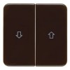 155221 Клавиши с оттиском Стрелка цвет: коричневый, с блеском Влагозащищенный скрытый монтаж IP44 Berker