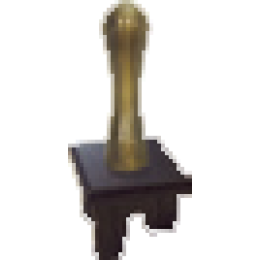 FD02316PB-M Ручка тумблерного типа, цвет bright patina + черный FEDE