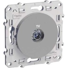 S53R445 ТВ розетка алюминий Odace Schneider Electric S53R445 ТВ розетка алюминий Odace Schneider Electric