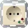 045101 Розетка с защитой от перенапряжения Кремовый Gira