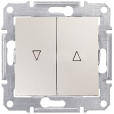 SDN1300347 Выкл. джалюзи мех.блок, бежевый Schneider Electric SDN1300347 Выкл. джалюзи мех.блок, бежевый Schneider Electric