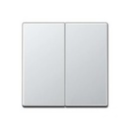 EP495AL EcoProfi Клавиши для сдвоенного выключателя; алюминий Jung