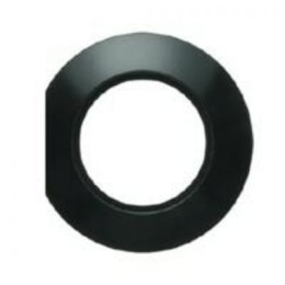 138141 Оконечная Рамка Serie 1930 Черный с блеском 1-постовая Berker