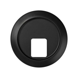 88062-38 Накладка на розетку телефонную, Simon 88, графит