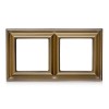 EPD482AT Рамка Eco Profi Deco Античная латунь 2-постовая Jung