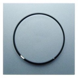 11371404 Центральная панель с регулирующей кнопкой для поворотного диммера цвет: алюминий, матовый B.1/B.7 Glas Berker