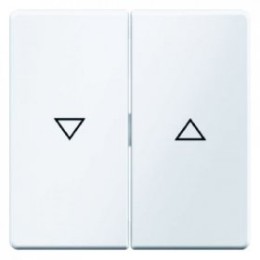 16256089 Клавиши с оттиском Стрелка цвет: полярная белизна, с эффектом бархата, Q.1 Berker