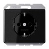 SL521SW SL 500 Черный Розетка с/з винт зажим Jung