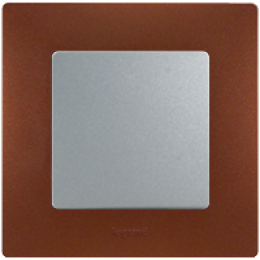 672571 Рамка Etika Какао 1-постовая  Legrand