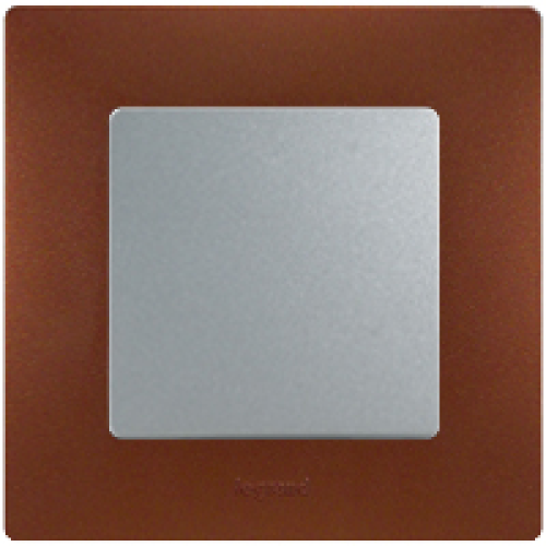 672571 Рамка Etika Какао 1-постовая  Legrand