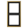 LS982GGO Рамка LS 990 Золото 2-постовая Jung