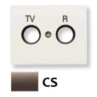 8450 CS Накладка для TV-R розетки, серия OLAS, цвет атласная медь, ABB