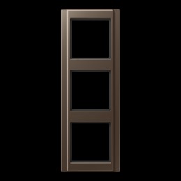 A583MO Рамка A 500 Мокко 3-постовая Jung