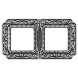 FD01362CB Рамка Firenze Bright chrome 2-постовая Fede