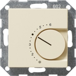 039101 Терморегулятор с размыкающим контактом 24V/10 (4)A Кремовый Gira