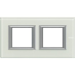 HA4802M2HVSW Рамка Axolute Квадрат Whice 2+2 модуля Bticino