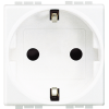 N4141AN LivingLight Розетка силовая 2К+З с автоматическими клеммами Bticino