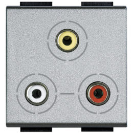 NT4283 Разъем 3xRCA Bticino