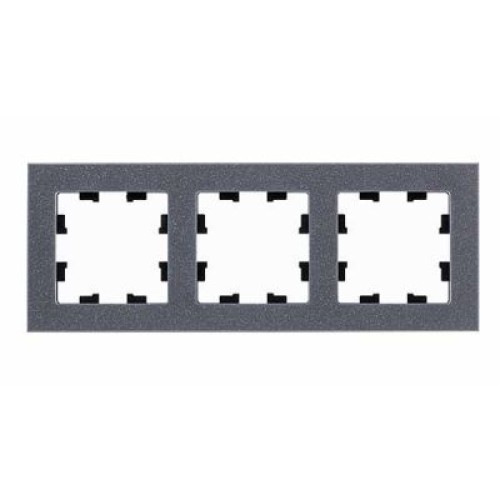 ATN343203 Рамка тройная Schneider Electric Atlasdesign Nature, айс грей мрамор