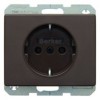 41150001 Штепсельная розетка SCHUKO цвет: коричневый, с блеском Arsys Berker