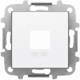 8585 BL Накладка для зарядного устройства USB механизмов 8185 белый , ABB