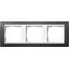 0213328 Рамка Event Черный / Белый 3-постовая Gira