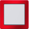 10116062 Рамка Q.1 Красный бархат 1-постовая Berker