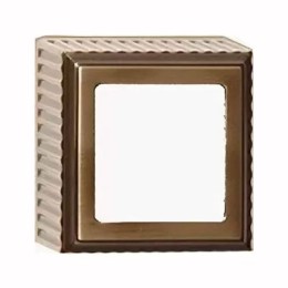 FD01501PB Рамка для накладного монтажа Roma Патина 1-постовая Fede
