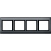 MTN400414 Рамка Aquadesign Антрацит 4-постовая Merten