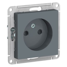 ATN000749 Atlasdesign Розетка без заземления со шторками, 16А, механизм, Грифель Schneider Electric