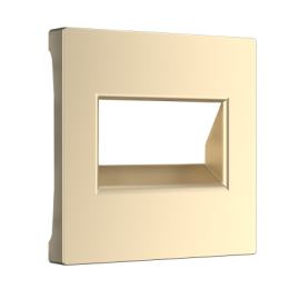 WL11-RJ45+RJ45-CP Накладка для двойной розетки Еthernet RJ-45 (шампань) Antik Werkel a040911