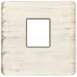 FD04317BD-A Монтажная плата для 1-го инф. разъема RJ-45 бежевый, цвет White Decape FEDE