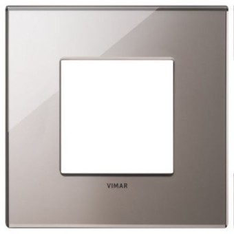 22642.76 Рамка Eikon EXE Бронза блестящая 2-модульная Vimar