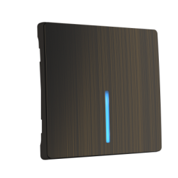 WL12-SW-1G-LED-CP Клавиша для выключателя c подсветкой (бронзовый) Antik Werkel a037207