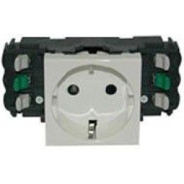 077404 Mosaic Розетка DLP немецкий стандарт 4Х2к+З Legrand
