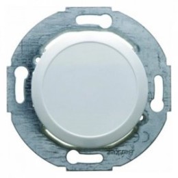 100920 Заглушка с центральной панелью цвет: полярная белизна, с блеском серия 1930, Glasserie, Palazzo Berker