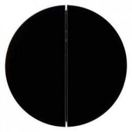 85142131 Кнопка 2-клавишная, черная, с блеском R.1/R.3 Berker