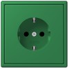 LC1520KI32050 Les Couleurs® Le Corbusier SCHUKO®-розетка со встроенной повышенной защитой от прикосновения vert fonce Jung