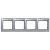 770344 Рамка Valena Модерн алюминий 4-постовая Legrand