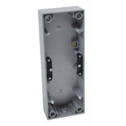 10439939 Коробка для наружного монтажа, 3-местная цвет: алюминий, матовый S.1 Berker