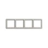 CD584WULG Рамка CD Ударопрочная Светло-серый 4-постовая Jung