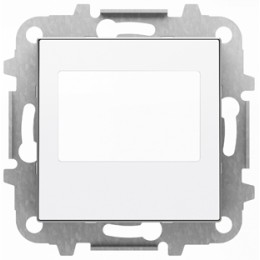 8568 BL Накладка для механизма цифрового FM-радио арт.9368 и/или механизма (блока) ДУ арт.9368.2, серия SKY, цвет белый, ABB