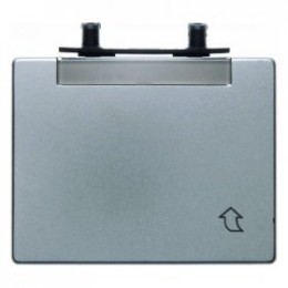 11409004 Откидная крышка с полем для надписи, плоская цвет: стальной, лак Arsys Berker