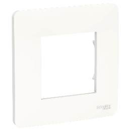 NU200218 Рамка Unica Studio Белый 1-постовая Schneider Electric