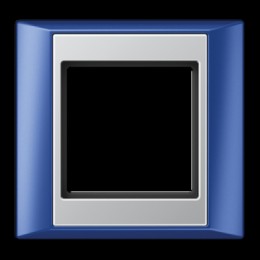 AP581BLAL Рамка A Plus Синий / Алюминий 1-постовая Jung