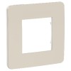 NU280224 Рамка Unica Studio Color Шампань / Белый 1-постовая Schneider Electric