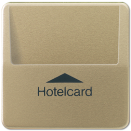 CD590CARDGB-L Крышка для карточного выключ., краш пластик зол.бронза Jung