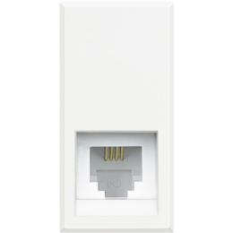 HD4258C11N Axolute Розетка Rj 11, категория 3, К10 Bticino