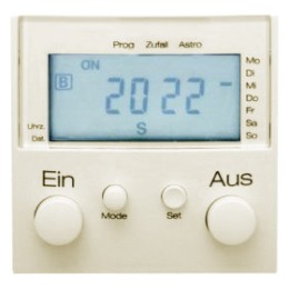 17388982 Таймер с дисплеем и подключением датчика цвет: белый, с блеском S.1 Berker